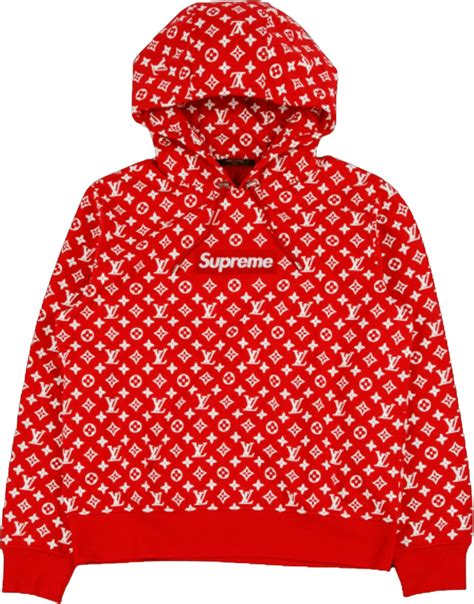 louis vuitton supreme hoodie brown|Supreme x Louis Vuitton Box Logo Hooded Sweatshirt Red .